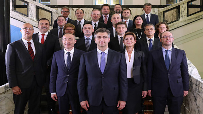 The new Croatian Government led by Plenkovic