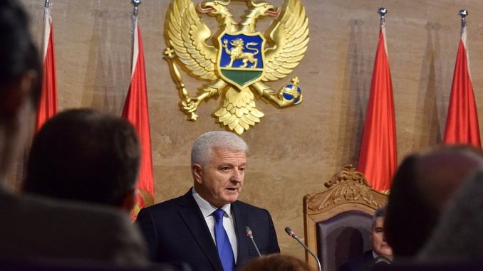 Montenegrin Prime Minister Dusko Markovic