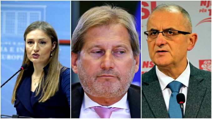 EU Commissioner Hahn slams Albanian concerns over the international monitoring of the justice reform