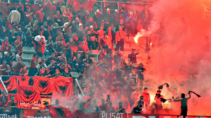 Albania denounces ‘extremist acts’ of its fans in Italy