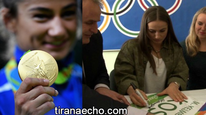 Kosovo’s judo champion donates Rio’s symbols for sick children in Kosovo