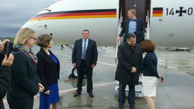 German Foreign Minister Arrives in Tirana
