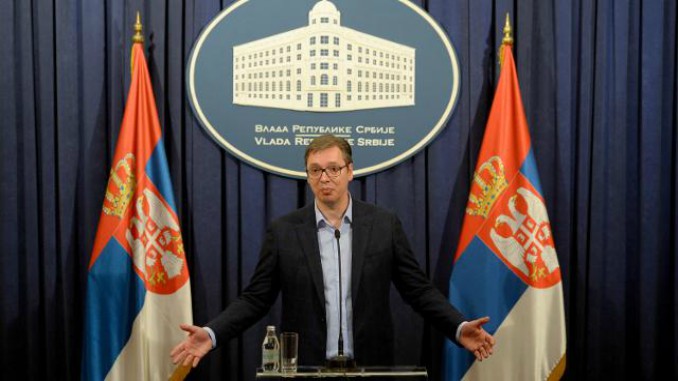 Vucic pretends Haradinaj’s brother are threatening Serbs