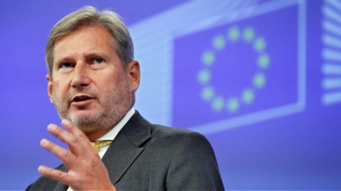 EU Commissioner for Enlargement Johannes Hahn