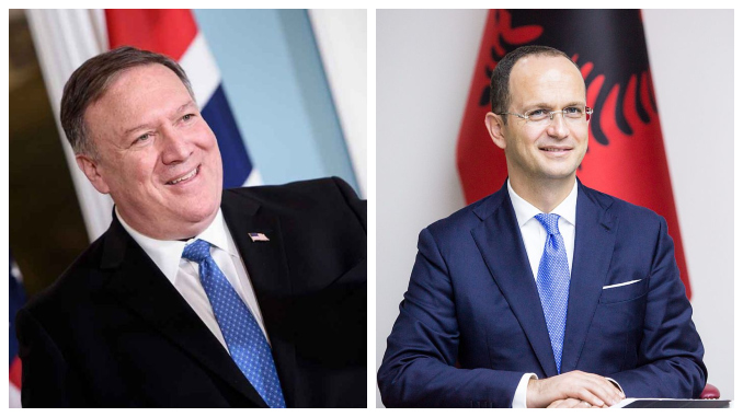 US Pompeo to FM Bushati – Albania made it clear that Iranian terrorism is unacceptable on European soil