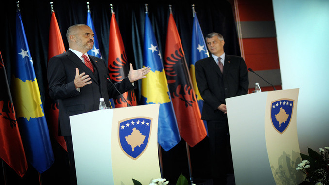 Kosovo’s President Thaçi tells Albania’s PM Rama that Kosovo can speak for itself