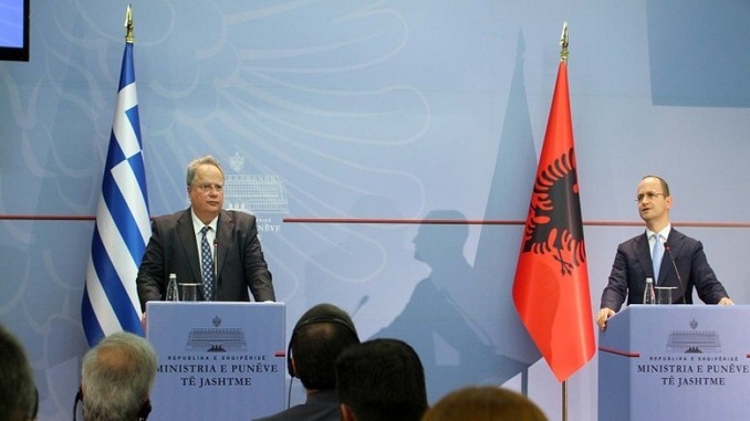 Greek Foreign Minister Calls on Macedonia and Albania to behave According to EU Values